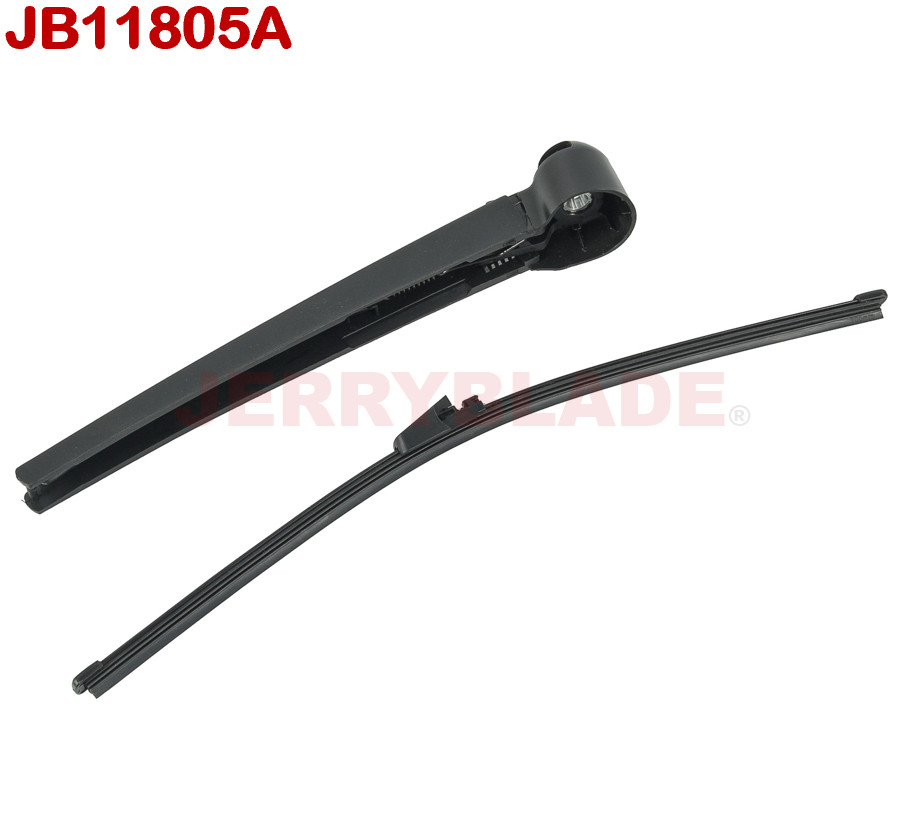 JB11805A JERRYBLADE VW TOURAN 2003-2016 REAR WIPER ARM + BLADE 410MM VW Touran 2003-2016 Rear Window Wiper KIT Arm w/ Blade 16 Inch for Tiguan 2007-2018 OE1T0 955 707A, 1T0 955 707C