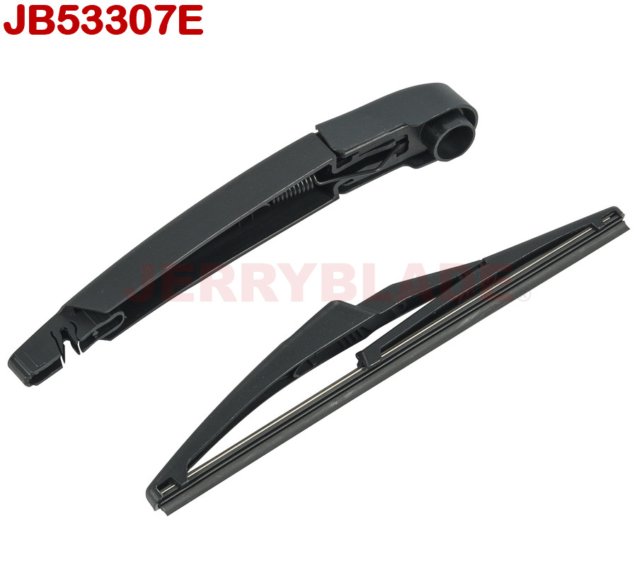 JB53307E JERRYBLADE Rear Windshield Wiper Arm Blade Set, Replacement for Jeep Renegade 2015-2021 OE: 68256590AA Rear Windshield Wiper Arm Blade Set, Replacement for JEEP