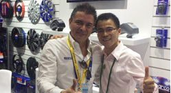 2017 Spring CANTON FAIR China with customers 